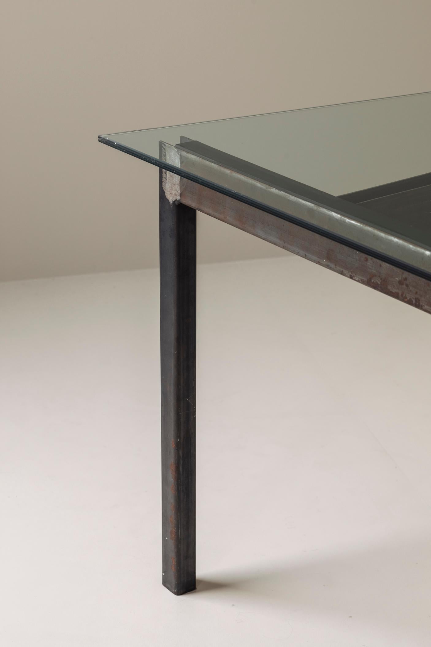 Early edition ‘Concrete’ table by Jonas Bohlin for Källemo, Sweden 1985 In Good Condition In Antwerp, BE