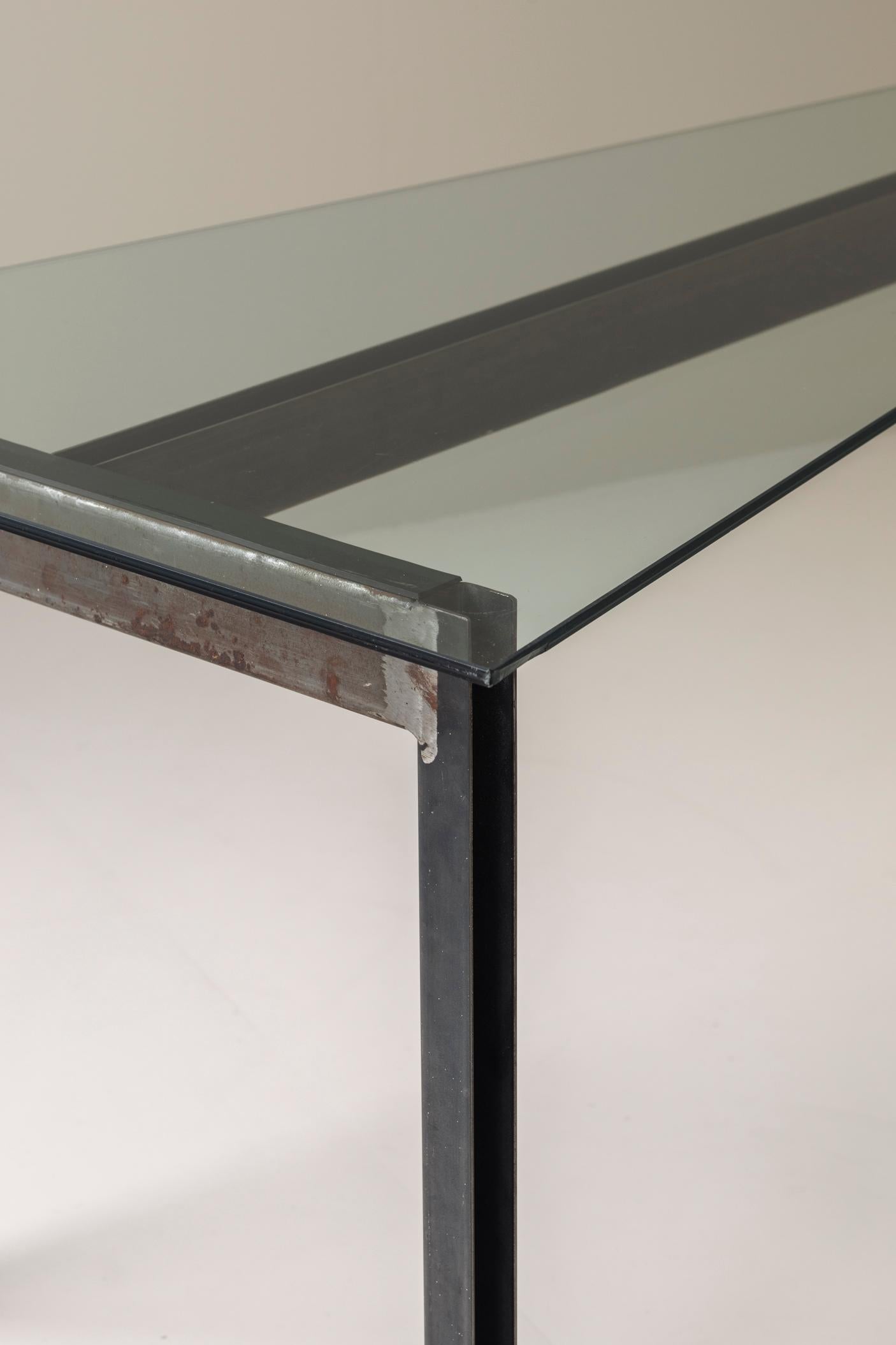 Late 20th Century Early edition ‘Concrete’ table by Jonas Bohlin for Källemo, Sweden 1985