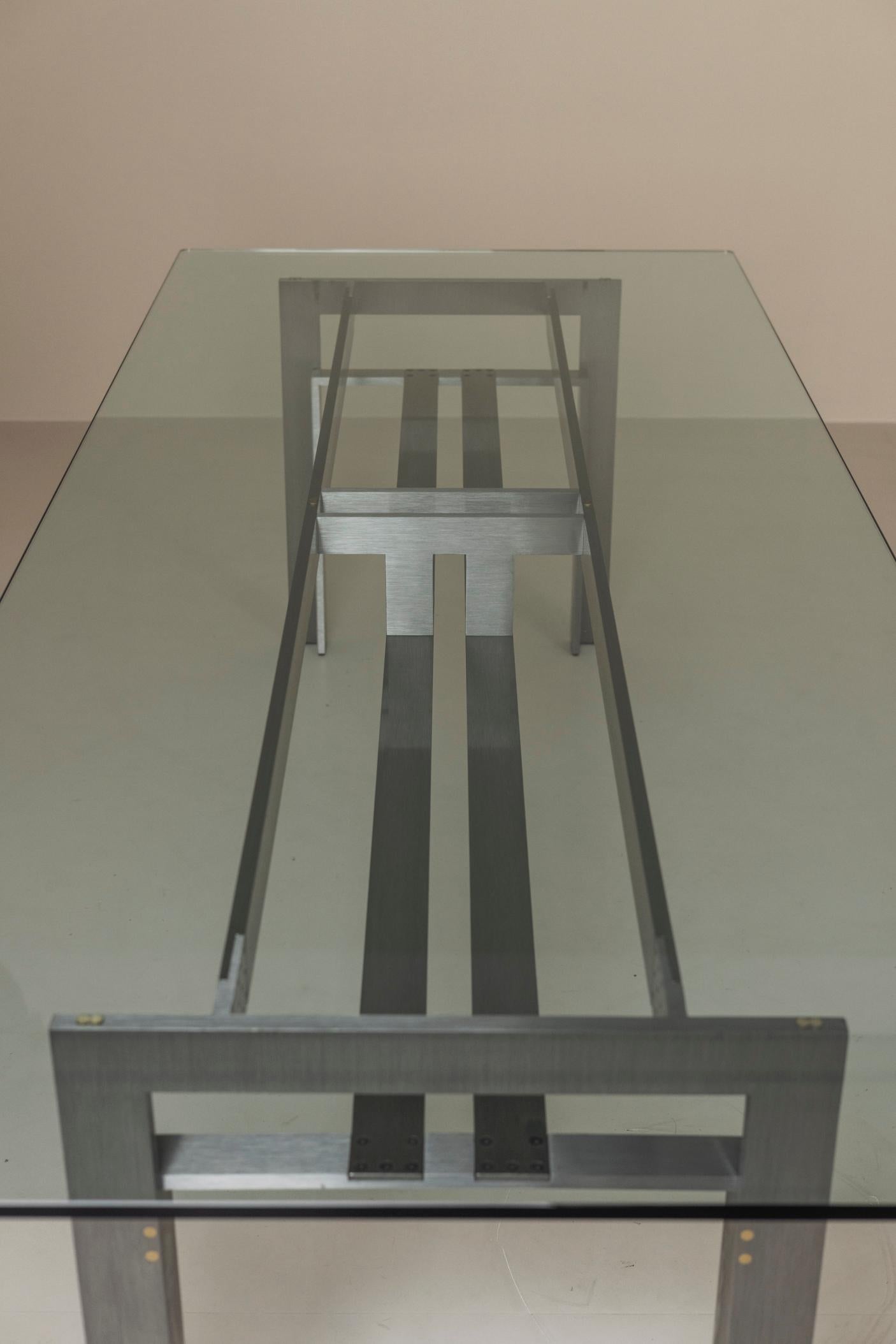 Früher Esstisch 'Doge' von Carlo Scarpa für Simon, Italien 1968. im Angebot 12
