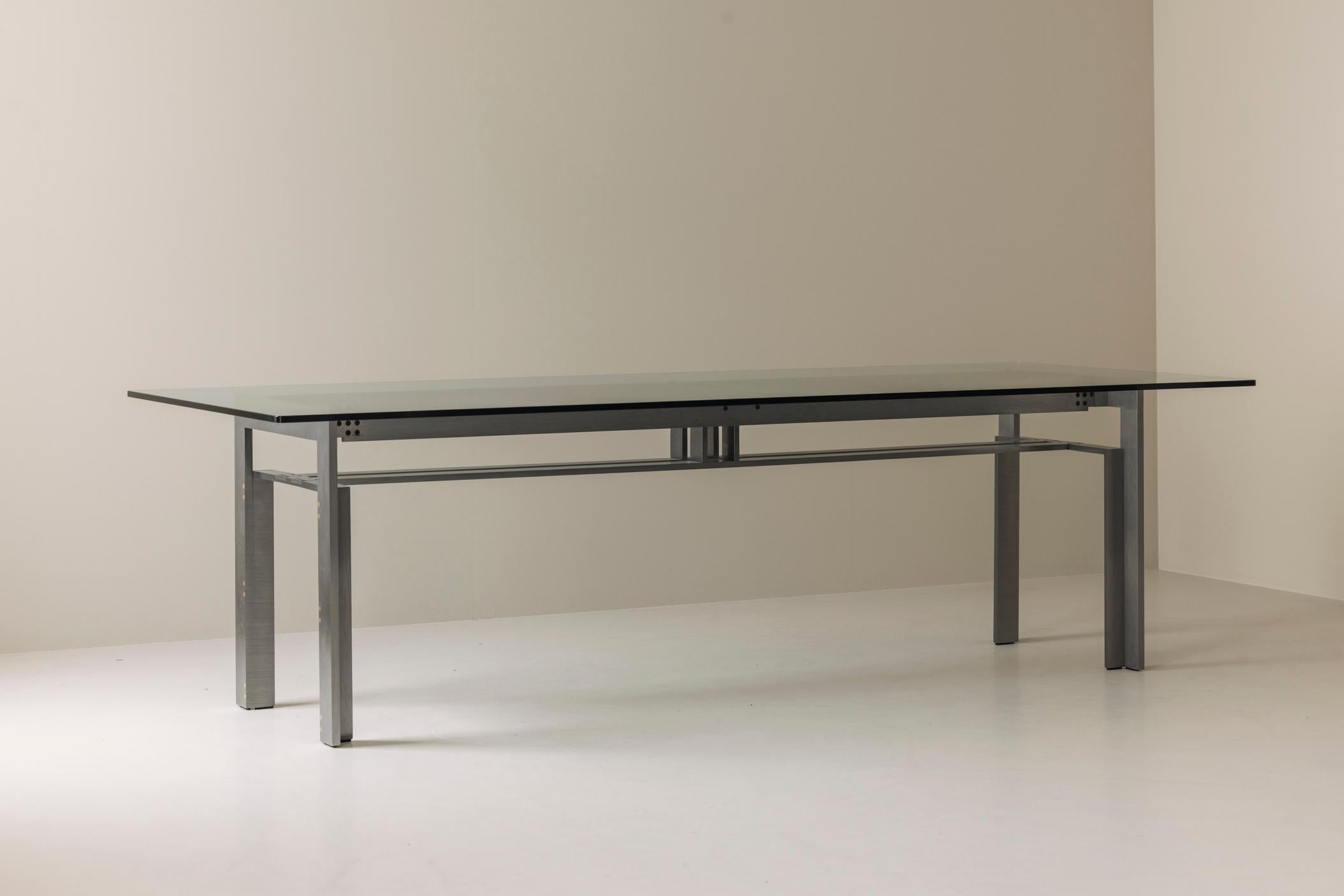Früher Esstisch 'Doge' von Carlo Scarpa für Simon, Italien 1968. (Italienisch) im Angebot