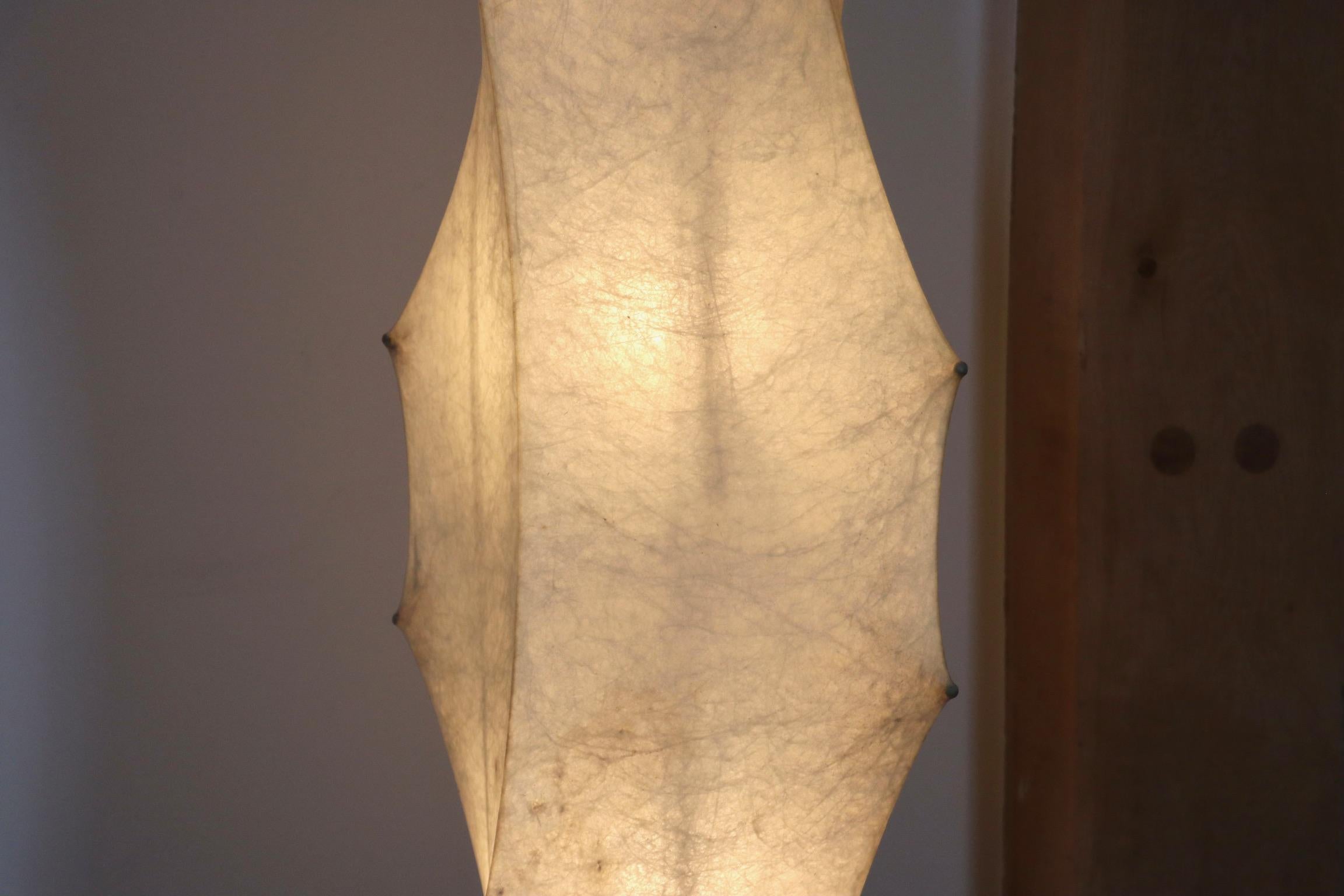 Steel Early Edition Fantasma Floor Lamp By Tobia Scarpa For Flos, Italy, 1960s  For Sale