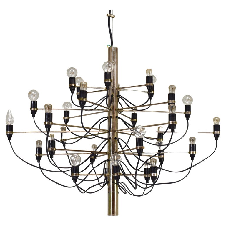 Gino Sarfatti for Arteluce/Flos chandelier, 1950s