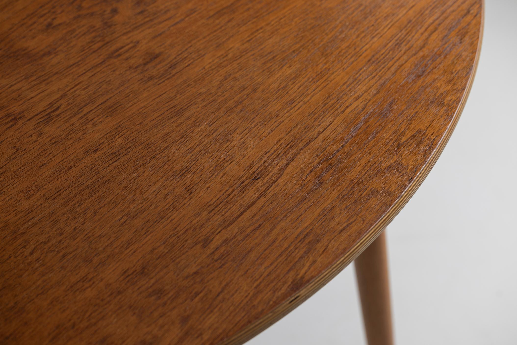 Early edition Heart dinning table by Hans Wegner for Fritz Hansen, Denmark 1960s For Sale 8