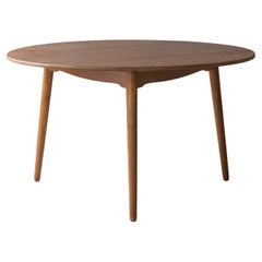 Mesa de comedor Heart de Hans Wegner para Fritz Hansen, Dinamarca Años 60