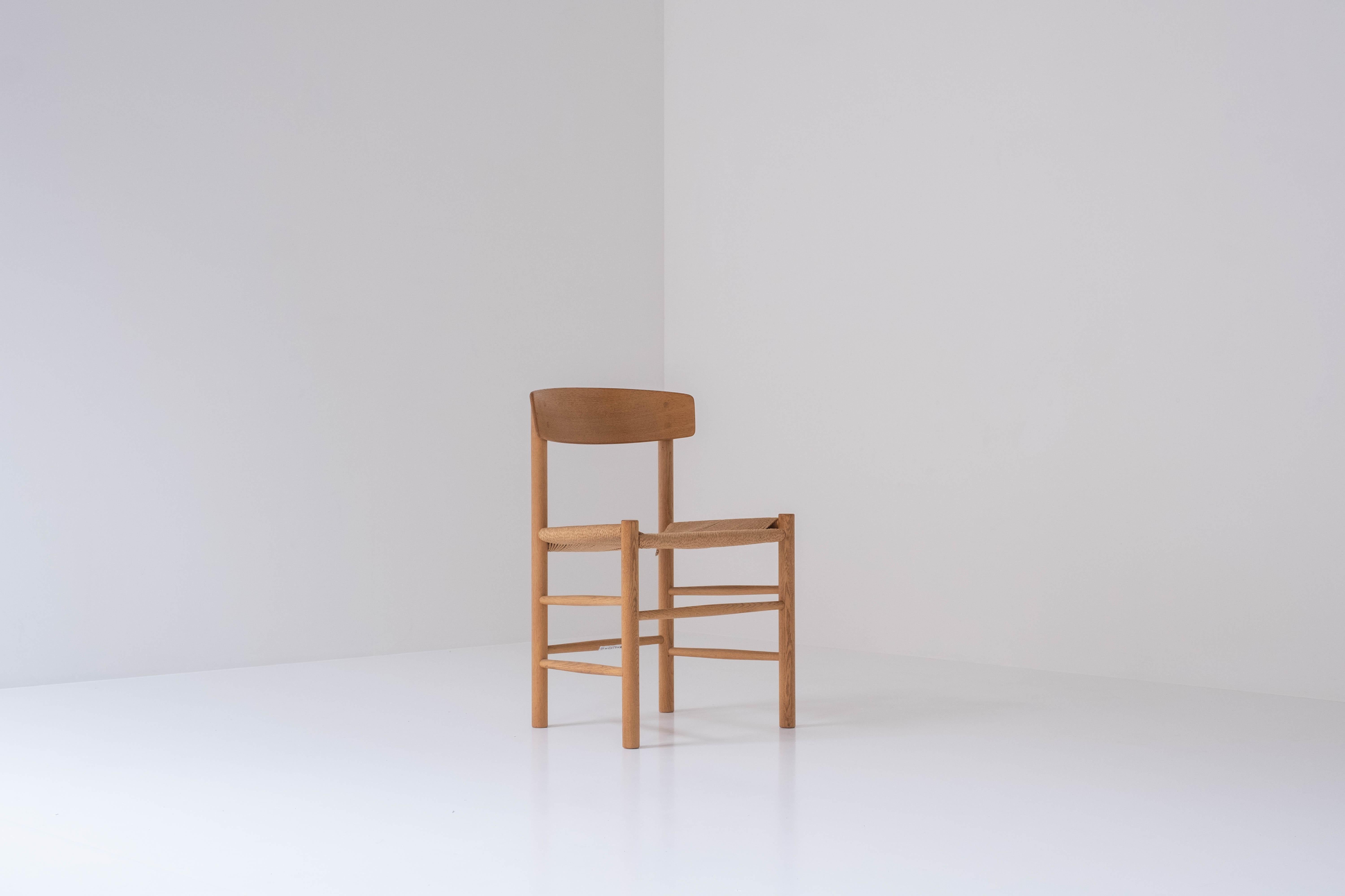 Mid-20th Century Early Edition ‘J39’ Dining Chairs by Børge Mogensen for FDB Møbler, Denmark 1960