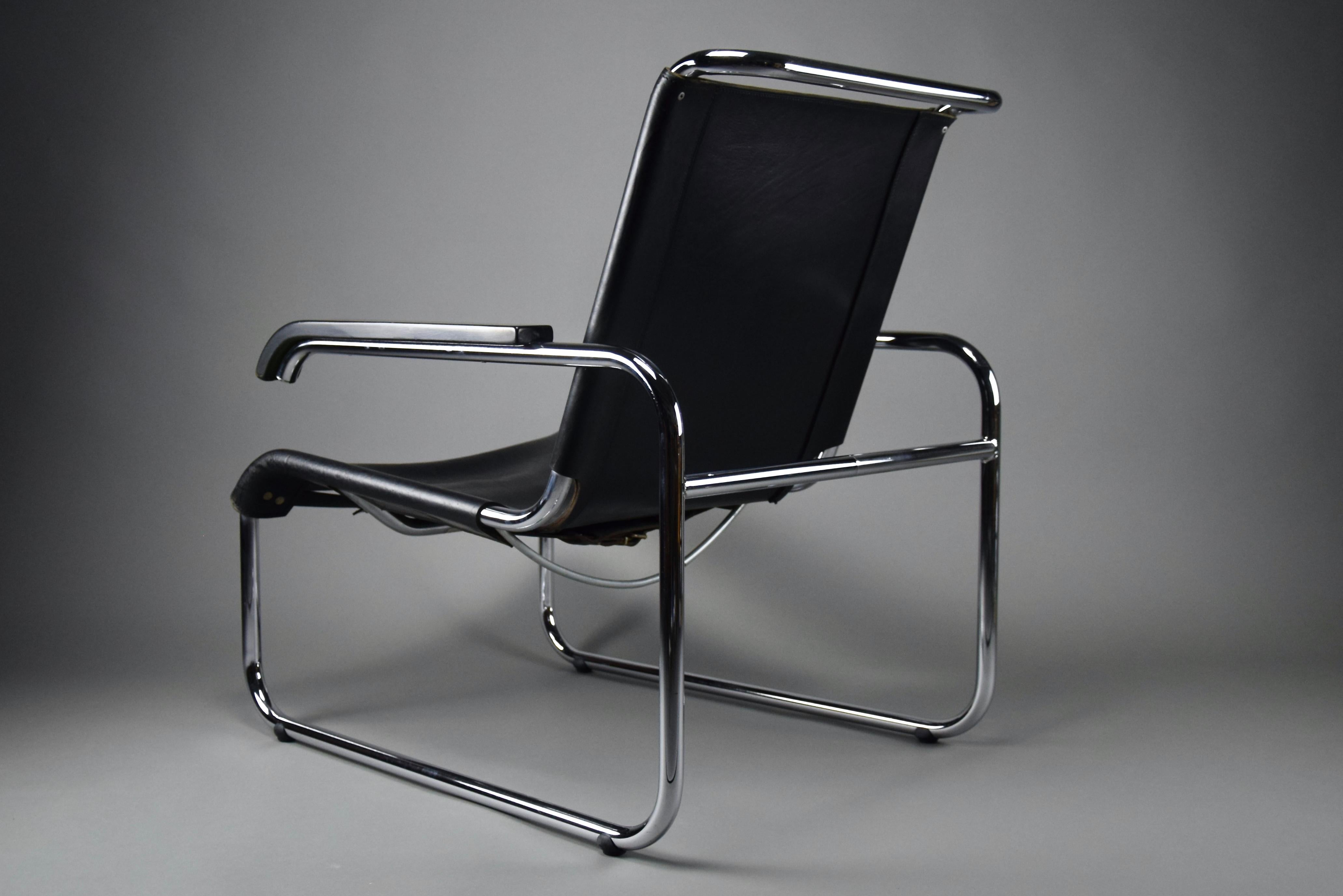 Marcel Breuer B35 Lounge Chair In Good Condition For Sale In Weesp, NL