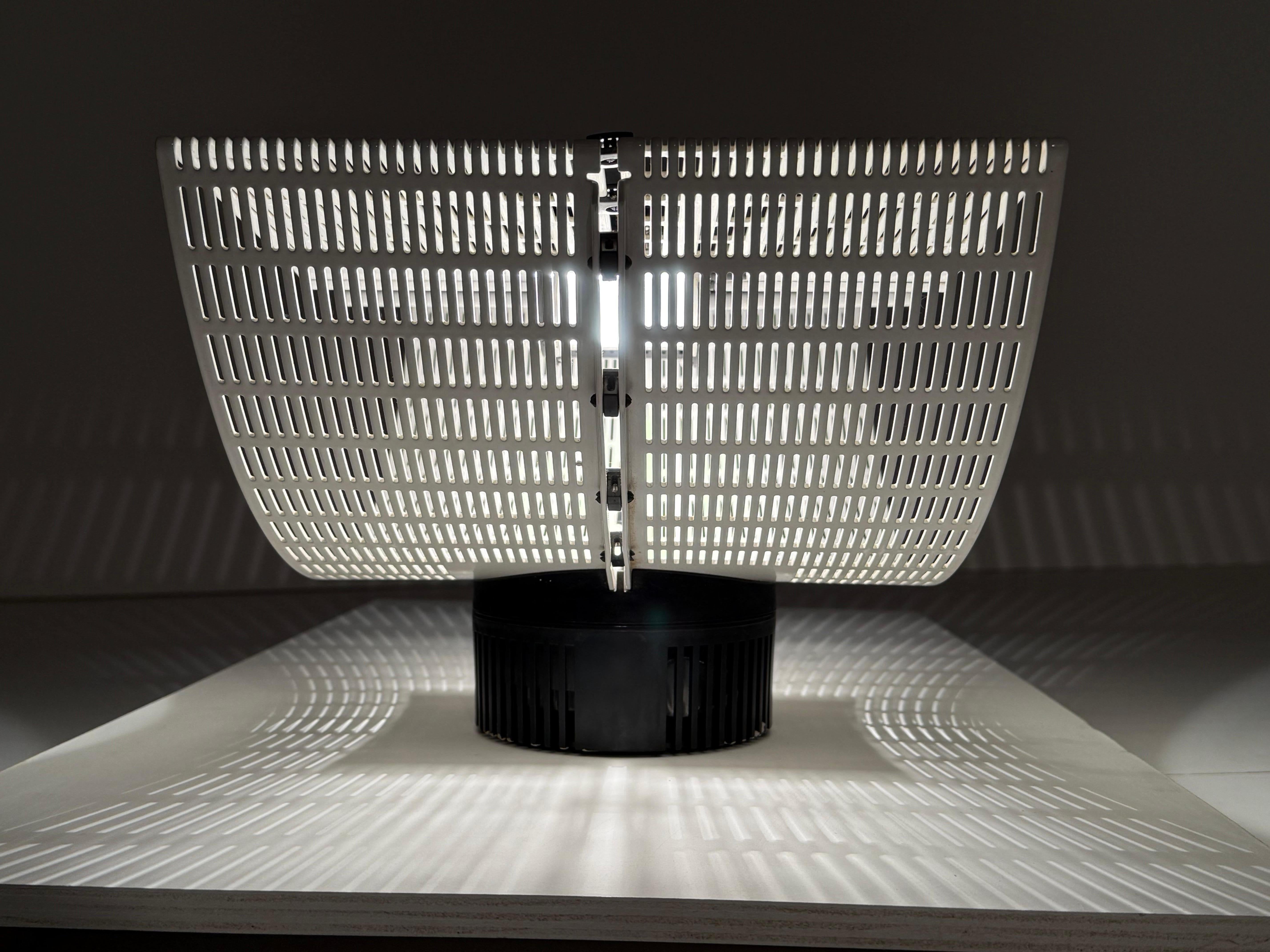 Late 20th Century Early Edition Mario Botta Black&White 'Fidia' Wall Applique Artemide Italy, 1986 For Sale
