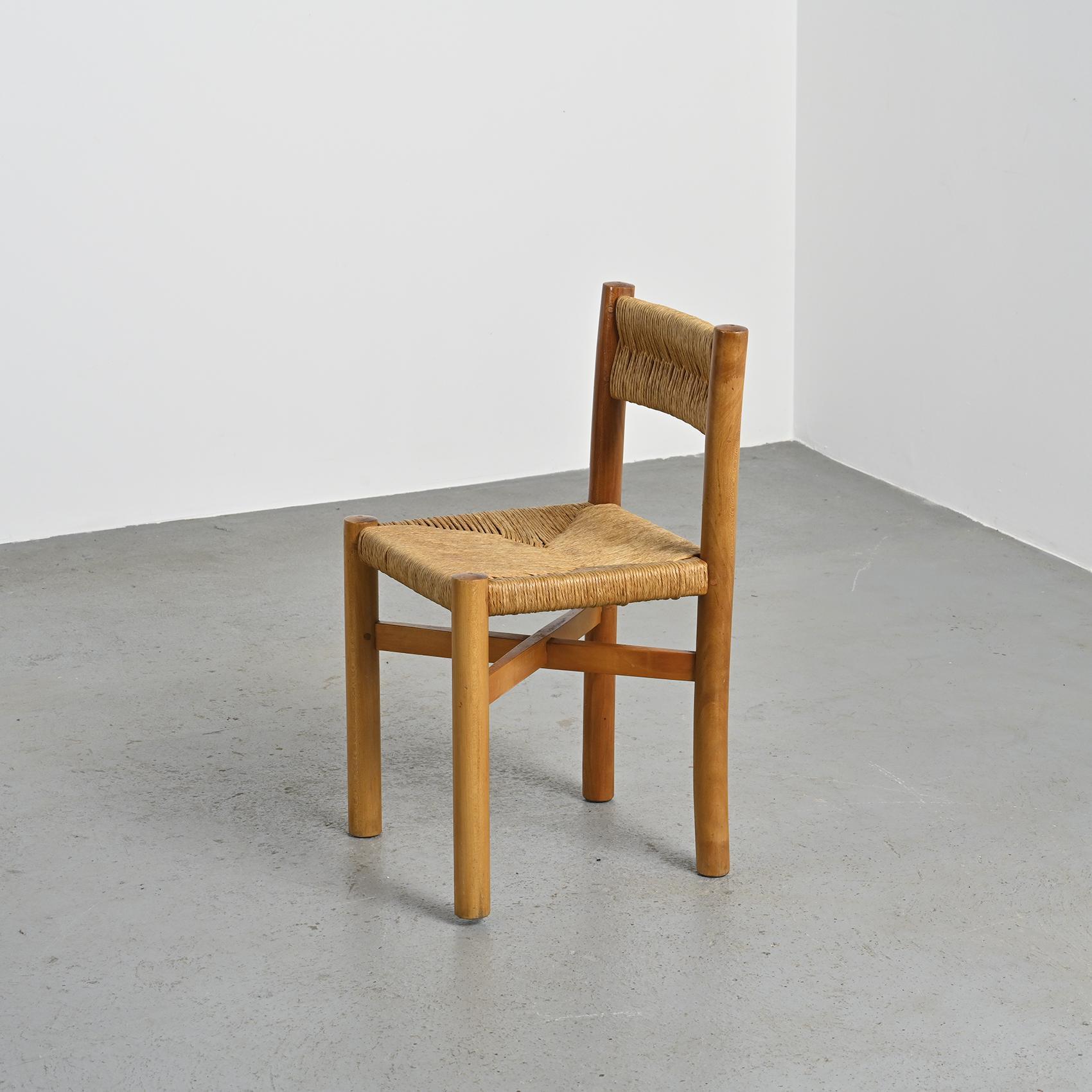 Édition ancienne de la chaise Meribel par Charlotte Perriand, vers 1939 en vente 3