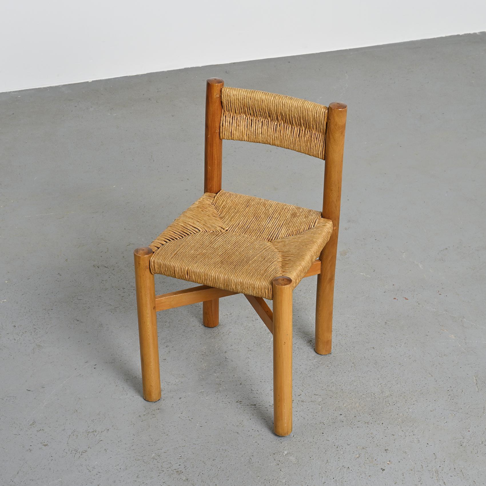 Mid-Century Modern Édition ancienne de la chaise Meribel par Charlotte Perriand, vers 1939 en vente