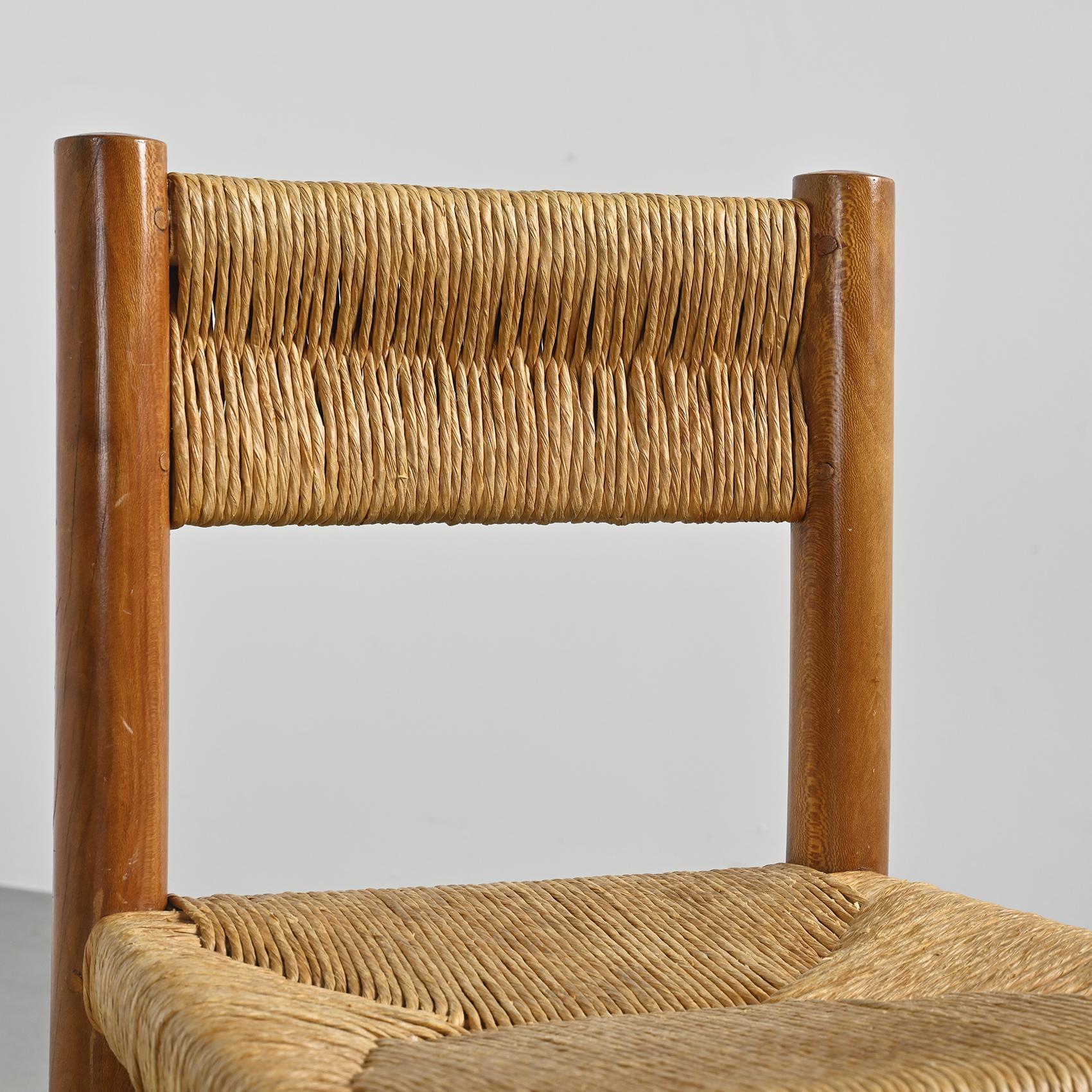 Édition ancienne de la chaise Meribel par Charlotte Perriand, vers 1939 Bon état - En vente à VILLEURBANNE, FR