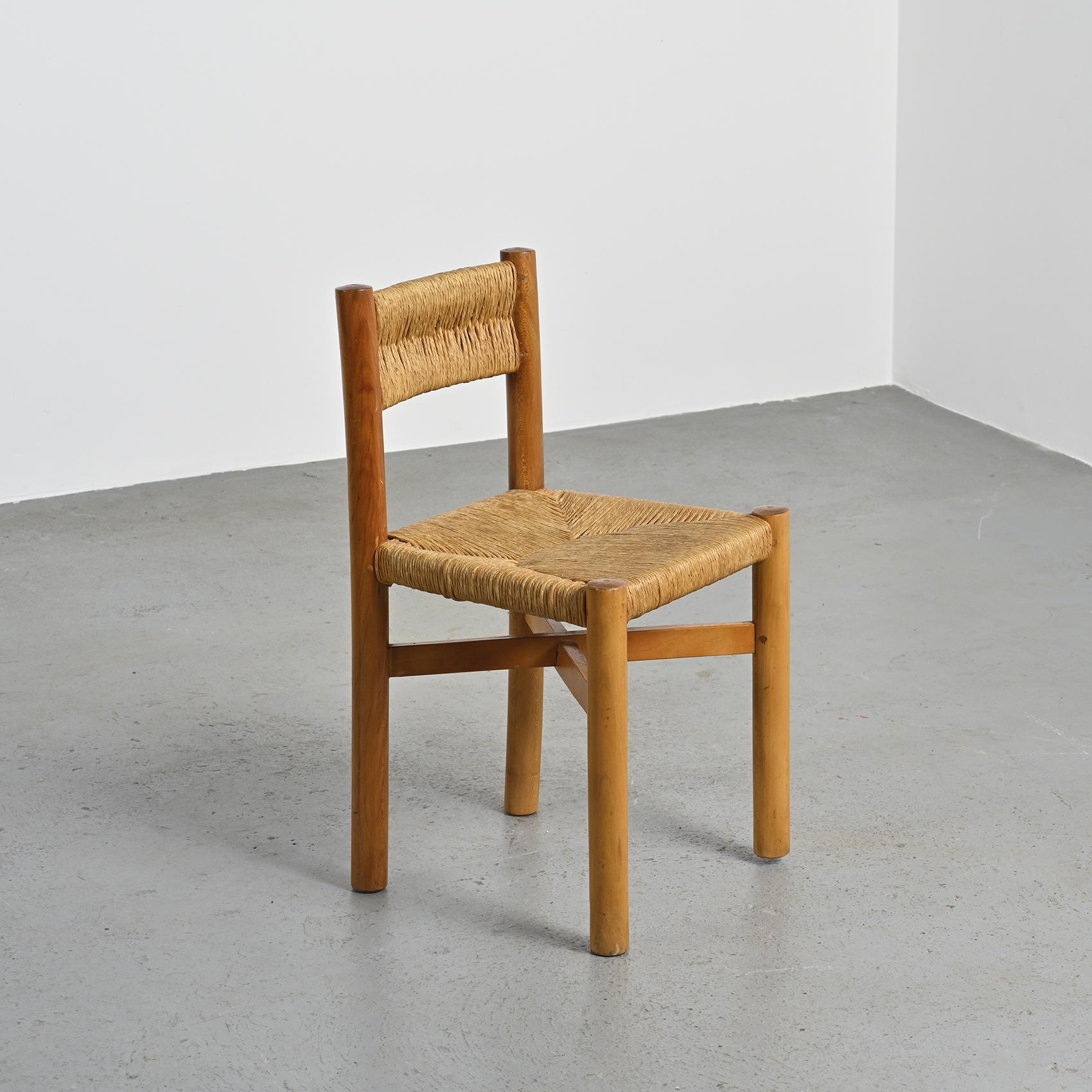 Édition ancienne de la chaise Meribel par Charlotte Perriand, vers 1939 en vente 2