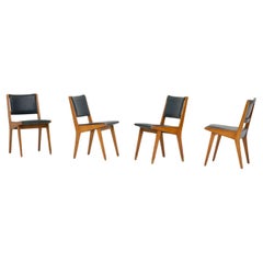 Édition précoce de la chaise 666 de Jens Risom, produite par De Coene