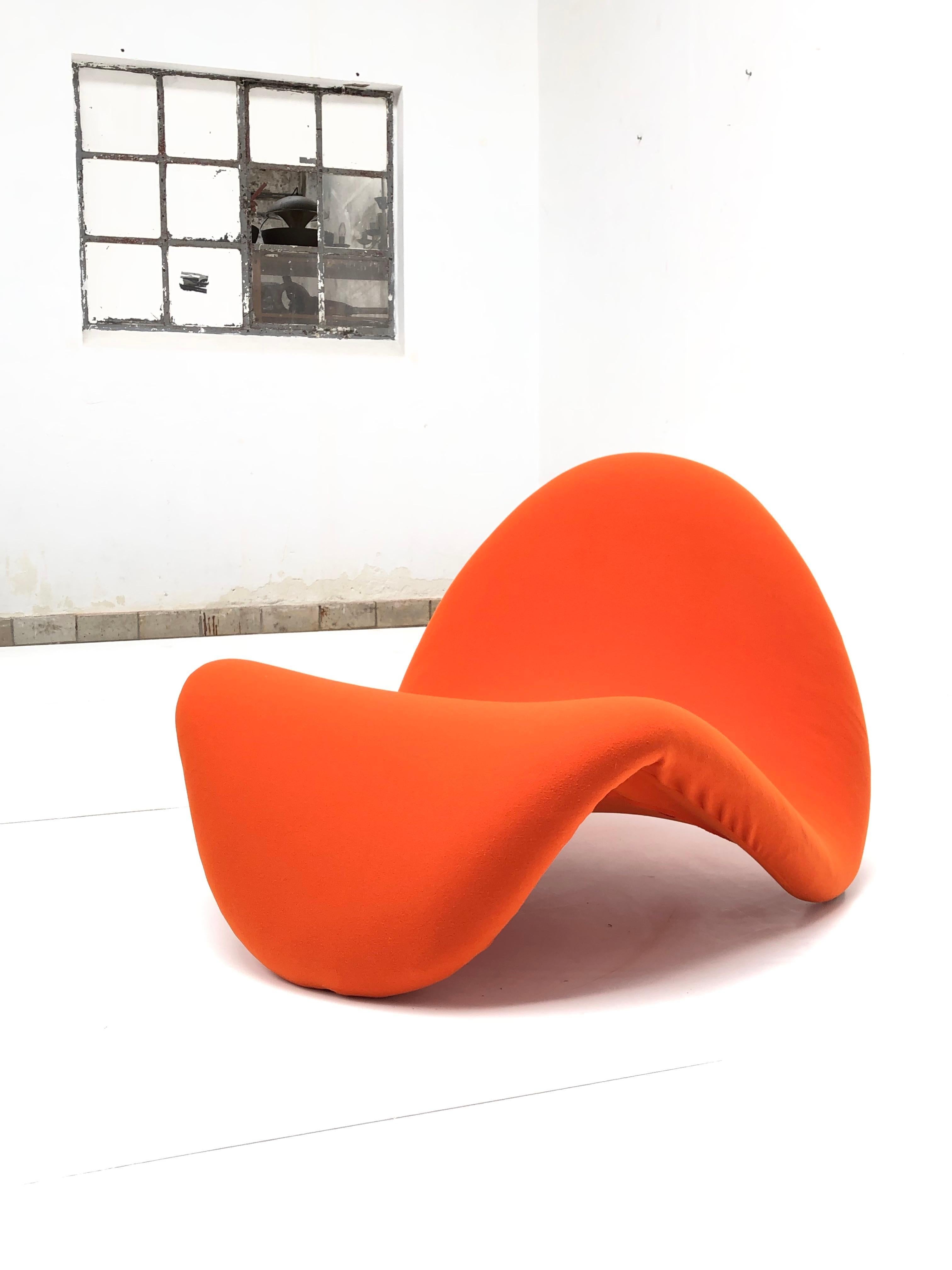 Early Edition Pair of Tongue Chairs F577 by Pierre Paulin for Artifort, 1967 In Good Condition In bergen op zoom, NL