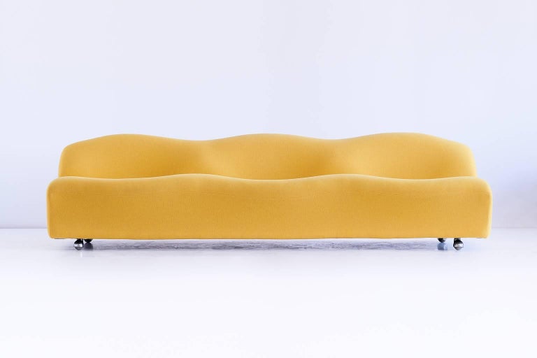 Early Edition Pierre Paulin Three-Seat ABCD Sofa for Artifort, Late 1960s 4