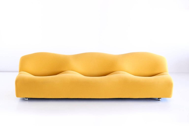 Dutch Early Edition Pierre Paulin Three-Seat ABCD Sofa for Artifort, Late 1960s