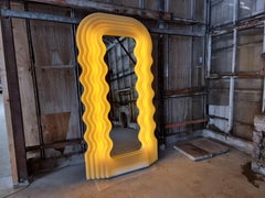 Early Edition Ultrafragola Mirror by Ettore Sottsass for Poltronova, 1970s