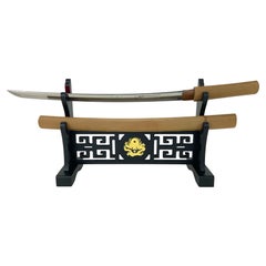 Antique Early Edo Period Japanese Kanefusa Wakizashi Sword with Papers, 17th Century