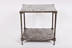 Early Edwardian Iron Two-Tier Étagère, Table