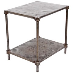 Antique Early Edwardian Iron Two-Tier Étagère, Table