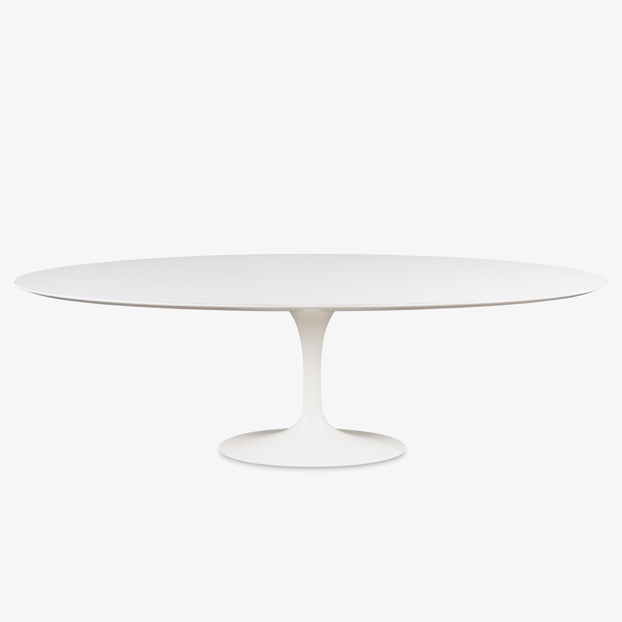 Eero Saarinen’s Pedestal Collection remains one of the most iconic achievements in modern furniture design. Often called the “Tulip,” Saarinen created the collection to eliminate the visual clutter of traditional table and chair legs that dominated