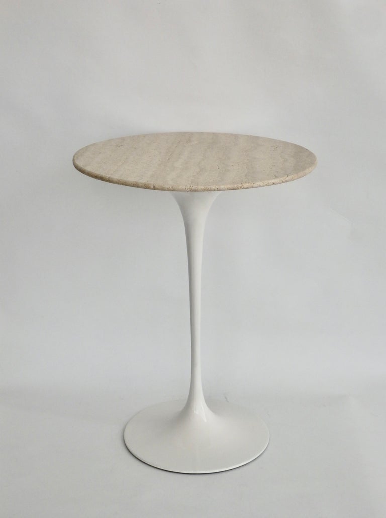 Early Eero Saarinen for Knoll Cast Iron Tulip Table with Custom