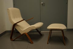 Early Eero Saarinen Grasshopper Chair and Ottoman for Knoll