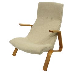 Retro Early Eero Saarinen Grasshopper Lounge Chair for Knoll 