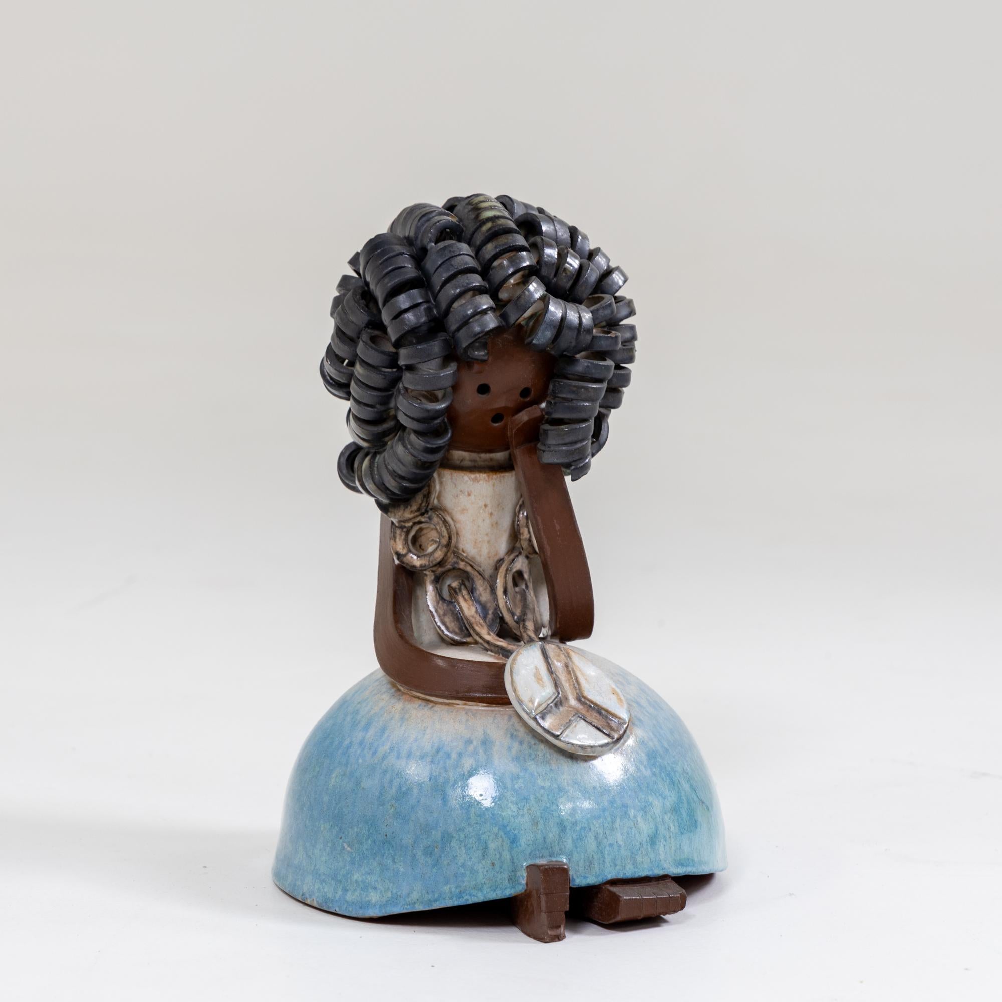 Frühe Elisa-Keramik-Puppe, Spanien, 20. Jahrhundert (Moderne der Mitte des Jahrhunderts) im Angebot