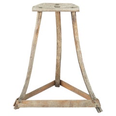 Early Elm French High Stool
