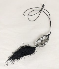 Early Elsa Peretti Rock Crystal Bean Pendant