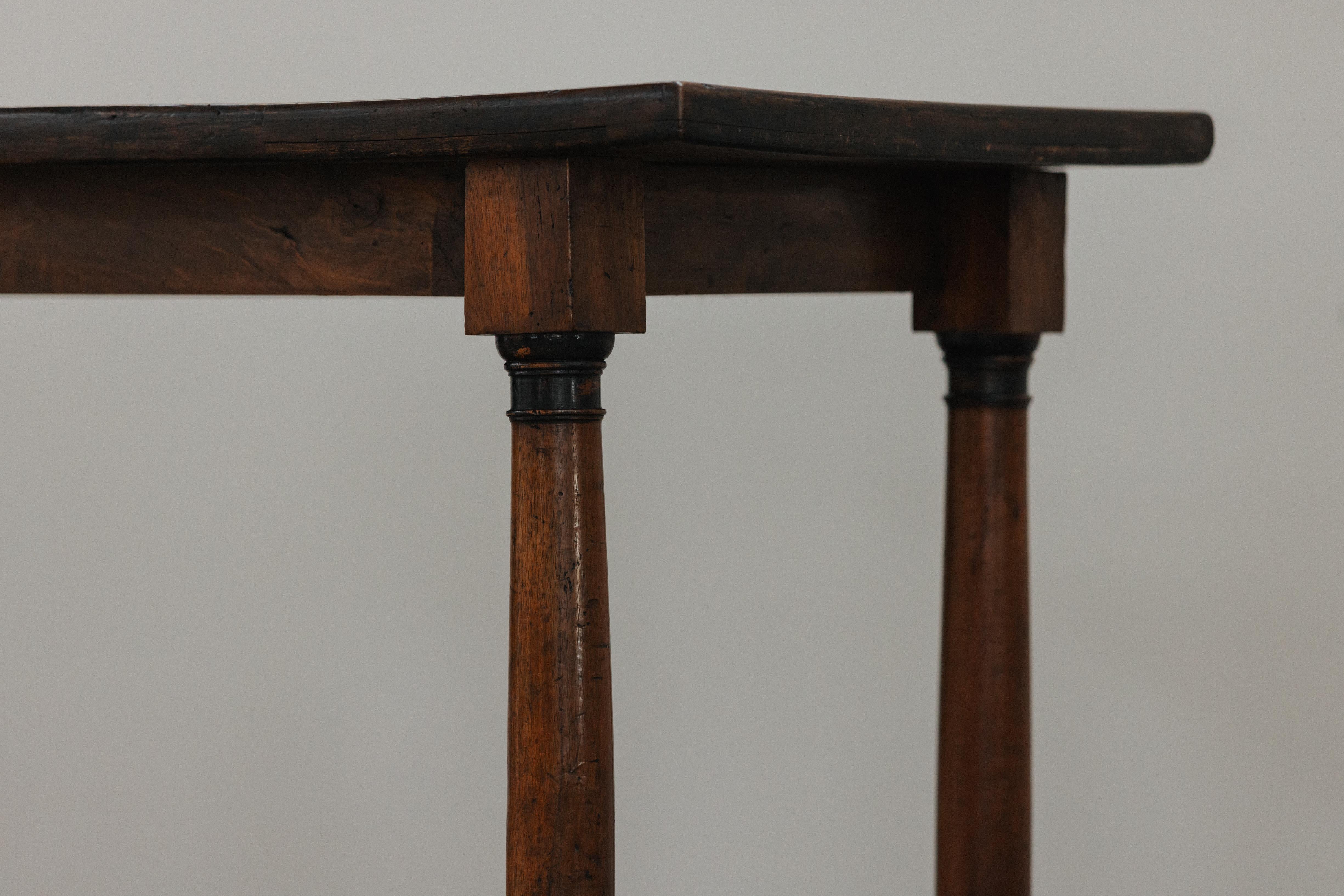 European Early Empire Pine Console From Italy, Circa 1850 For Sale