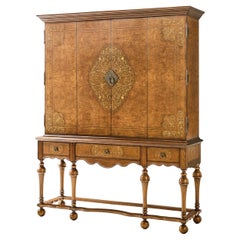 Early English Antique Style TV Cabinet