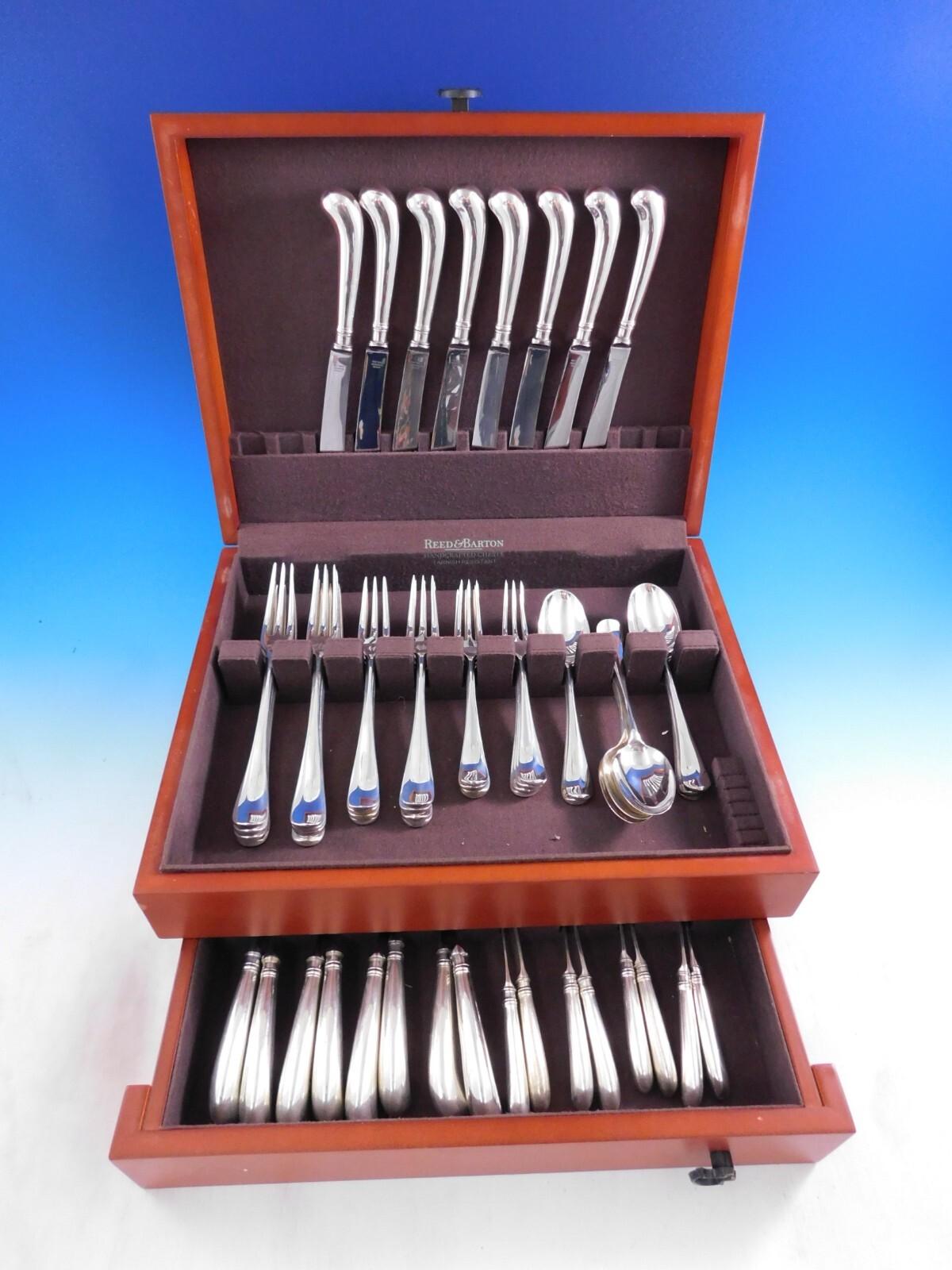 Early English by James Robinson Sterling Silver Flatware Dinner Service 56 pcs Plata esterlina en venta