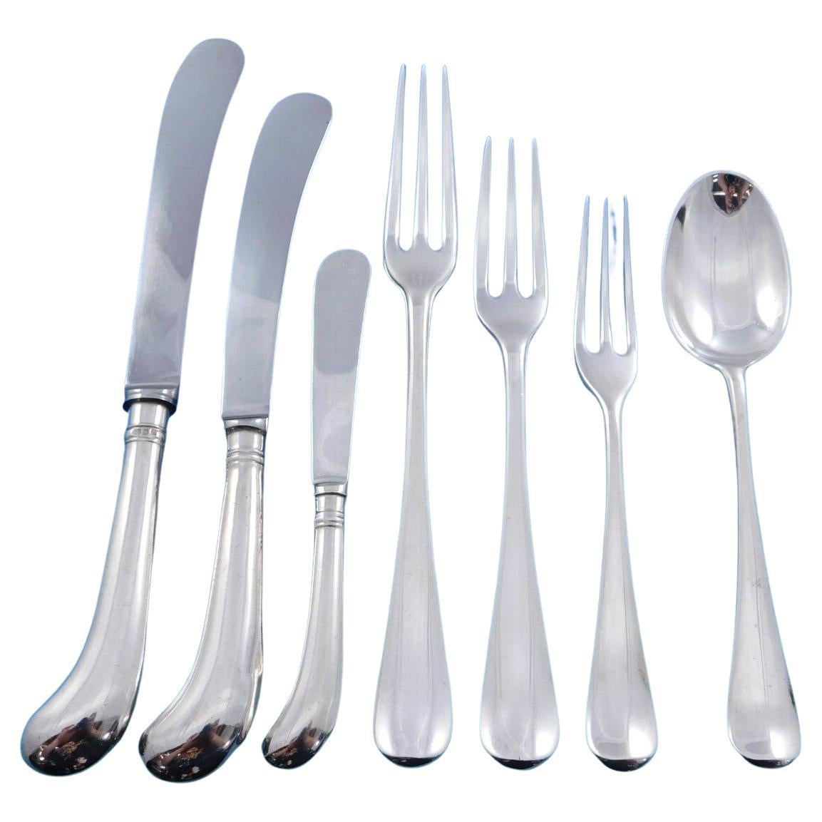 Early English by James Robinson Sterling Silver Flatware Dinner Service 56 pcs