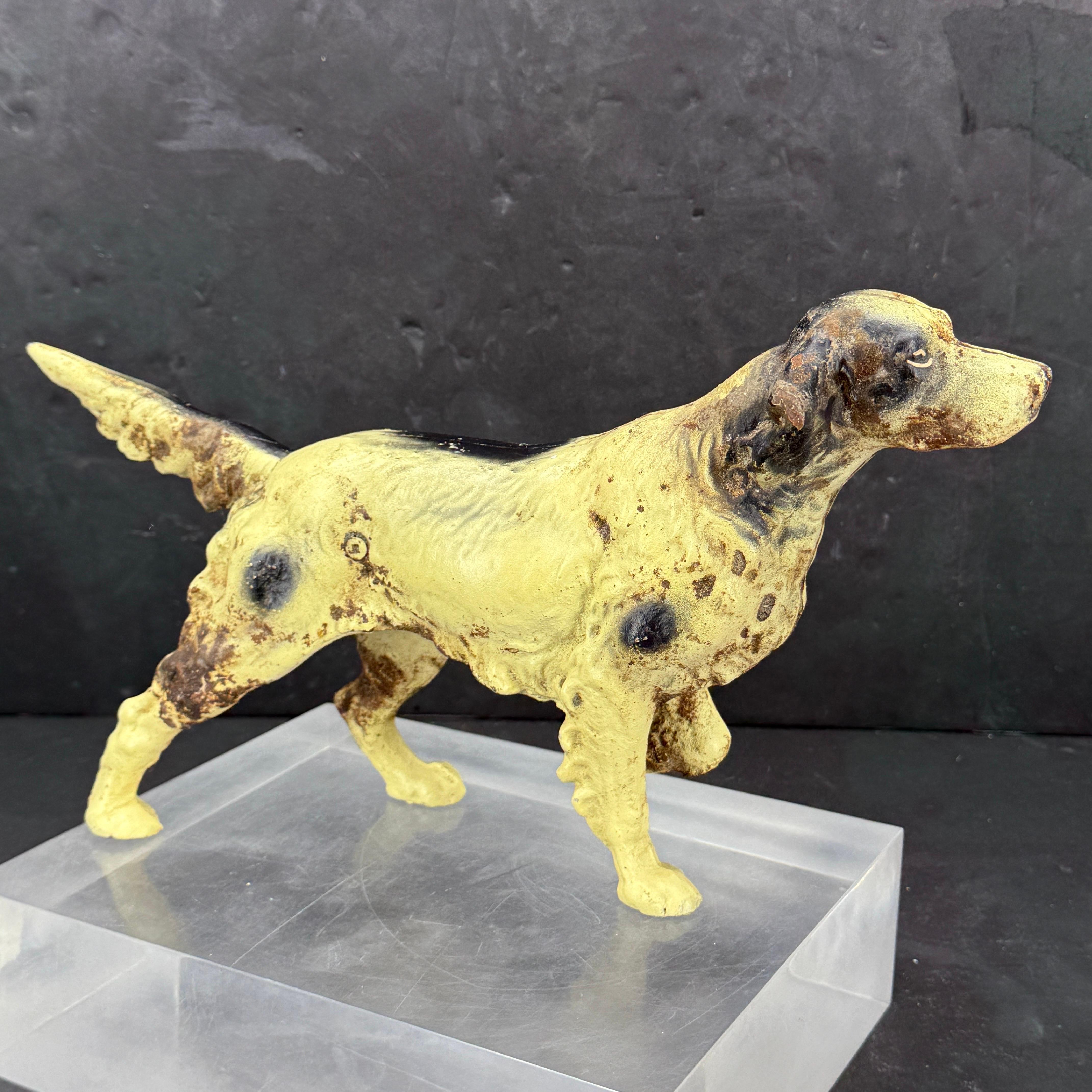 Fermaporta in ghisa inglese per cani Pointer Setter In condizioni buone in vendita a Haddonfield, NJ