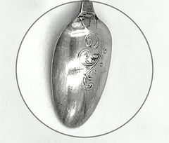 Early English Georgian Period Hester Bateman Sterling Silver Baby Spoon
