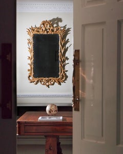 Early English Giltwood Rococo Mirror C.1760 in the Manner of John and William Li