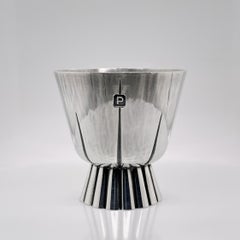Early English Modernist Gerald Benney Sterling Silver Cordial Cup or Shot Glass