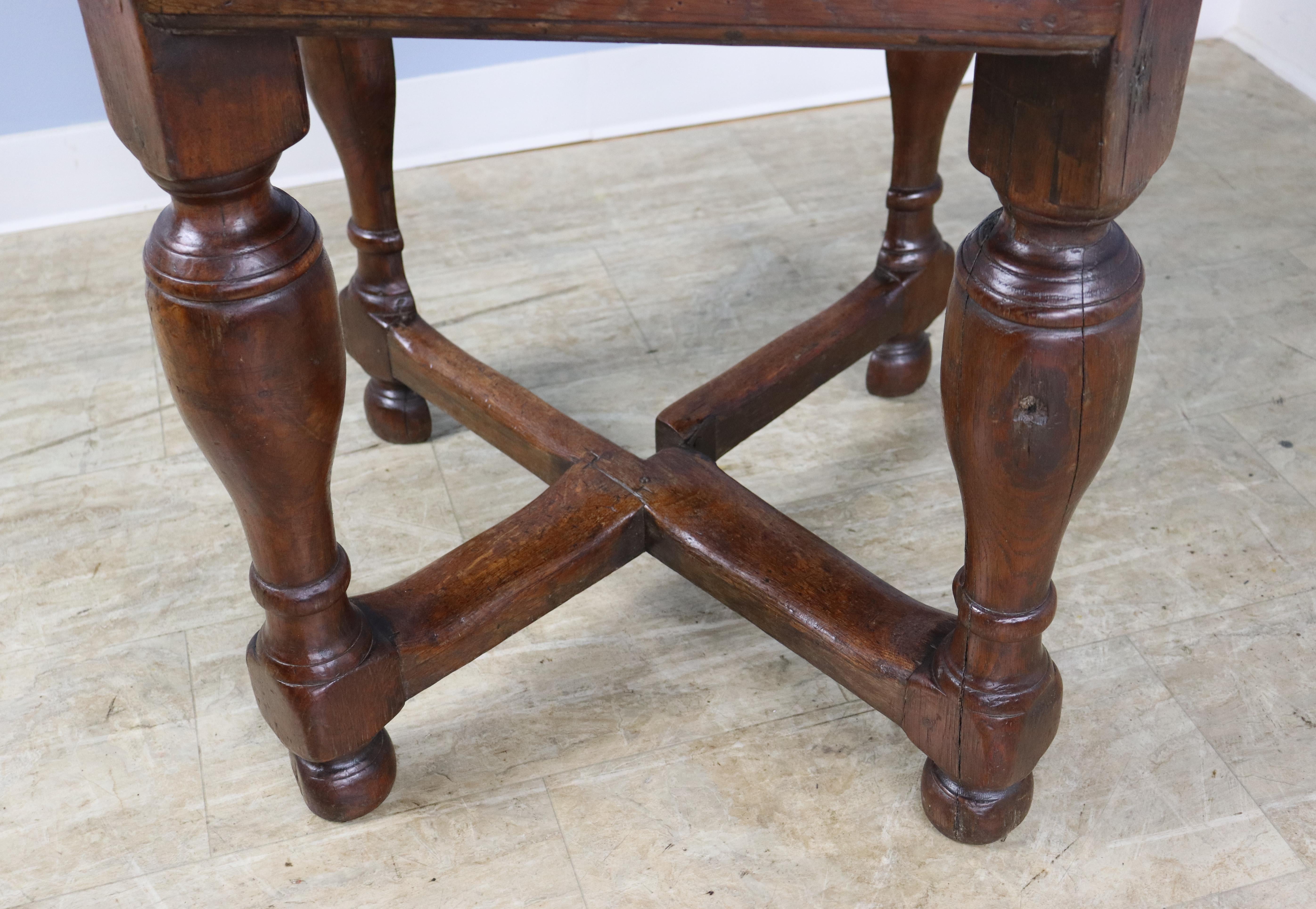 Early English Oak Credence Table For Sale 2