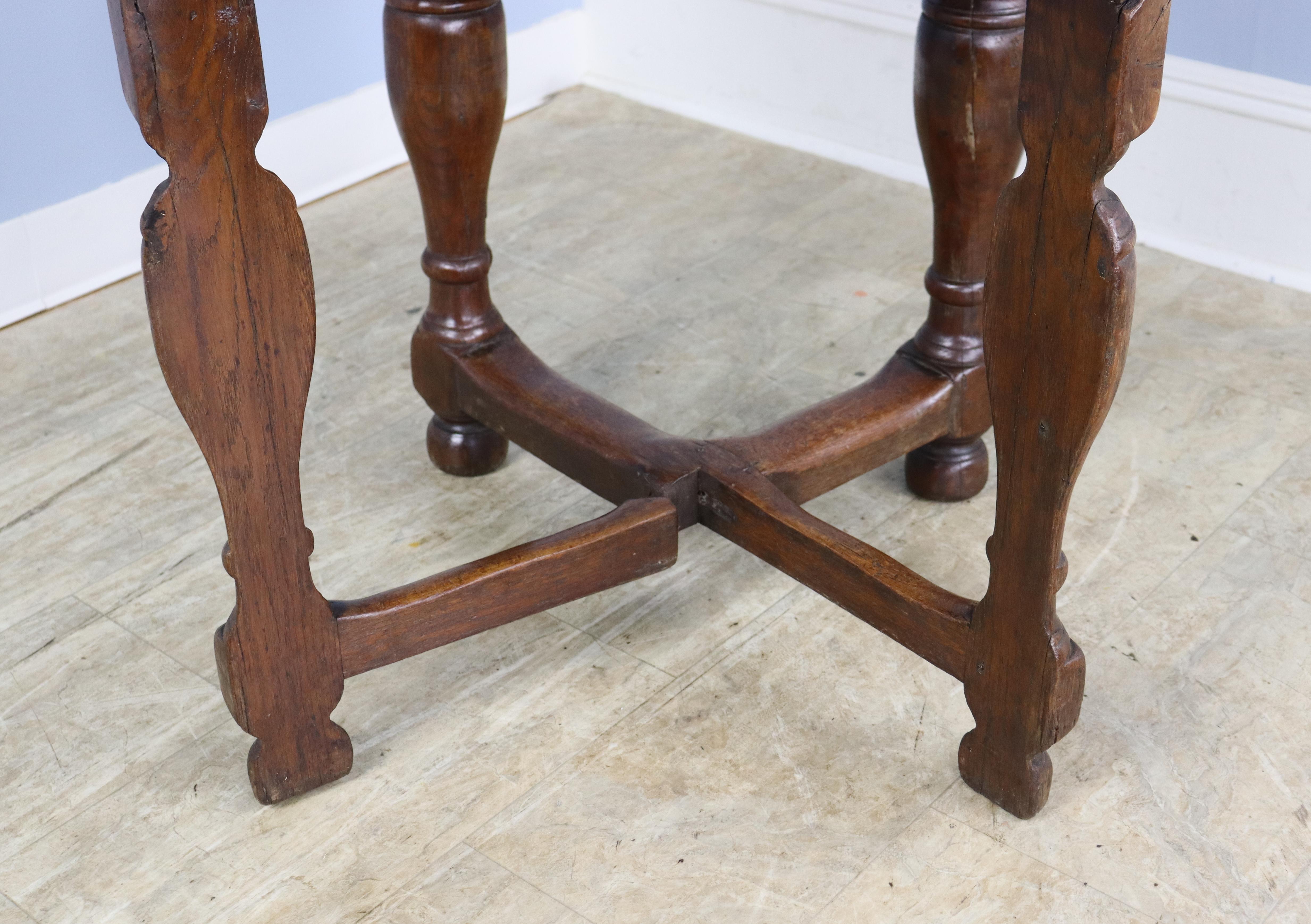 Early English Oak Credence Table For Sale 3