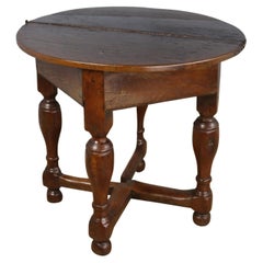 Early English Oak Credence Table
