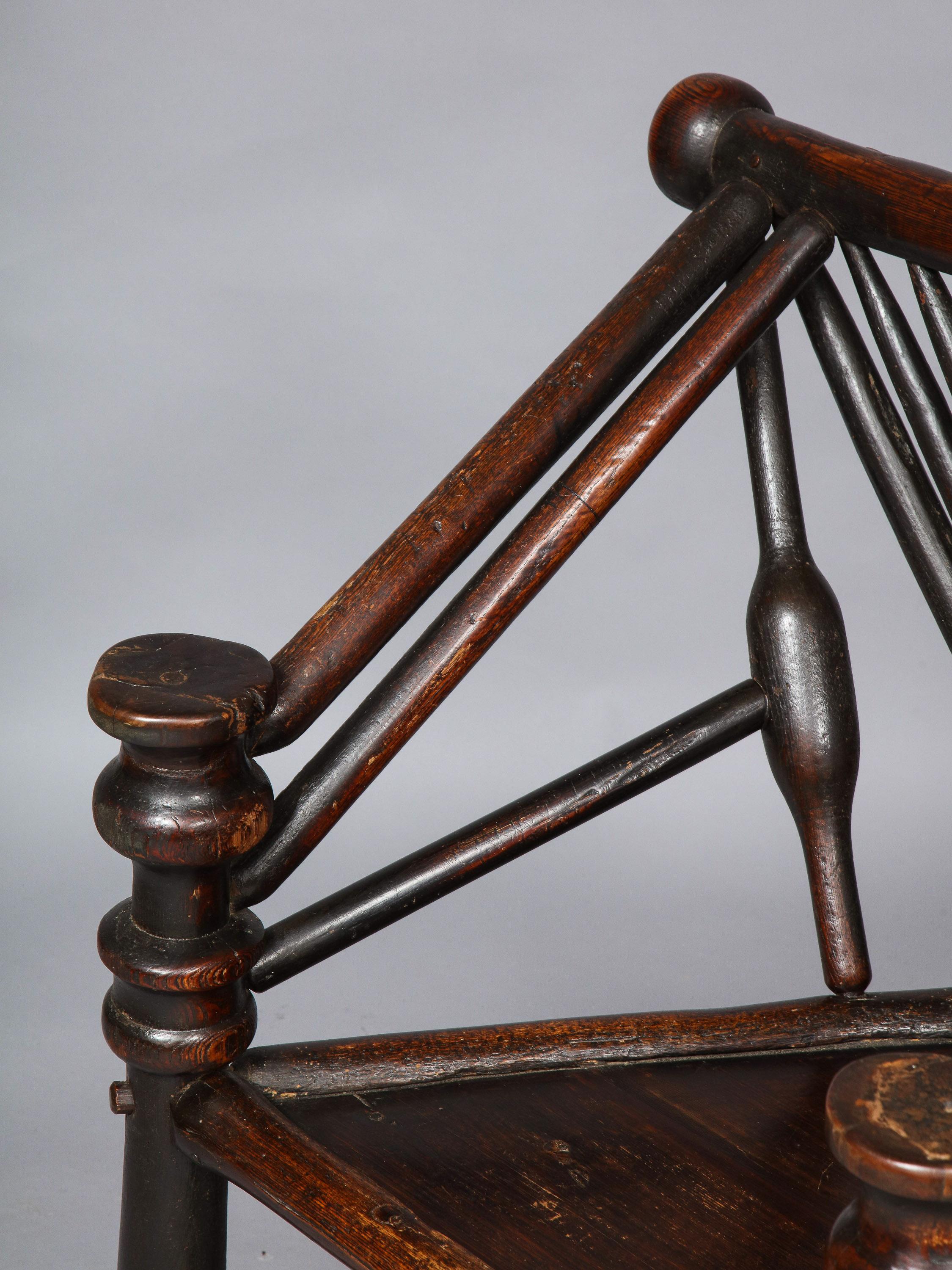 Early English or Scottish Turner's Chair  For Sale 1