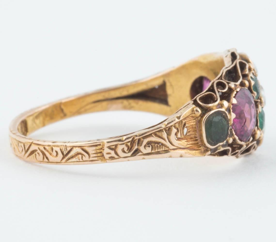 Victorian Early English Suffragette Ring, 1897