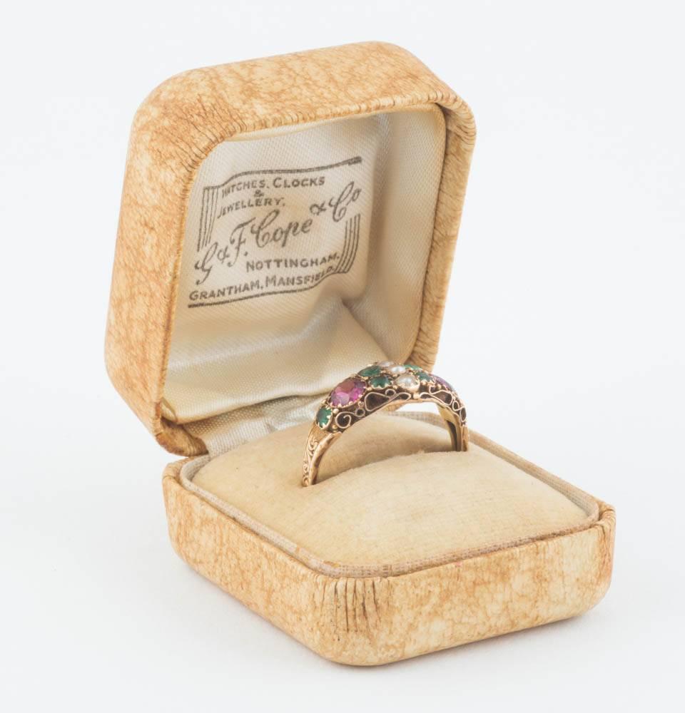 Early English Suffragette Ring, 1897 1