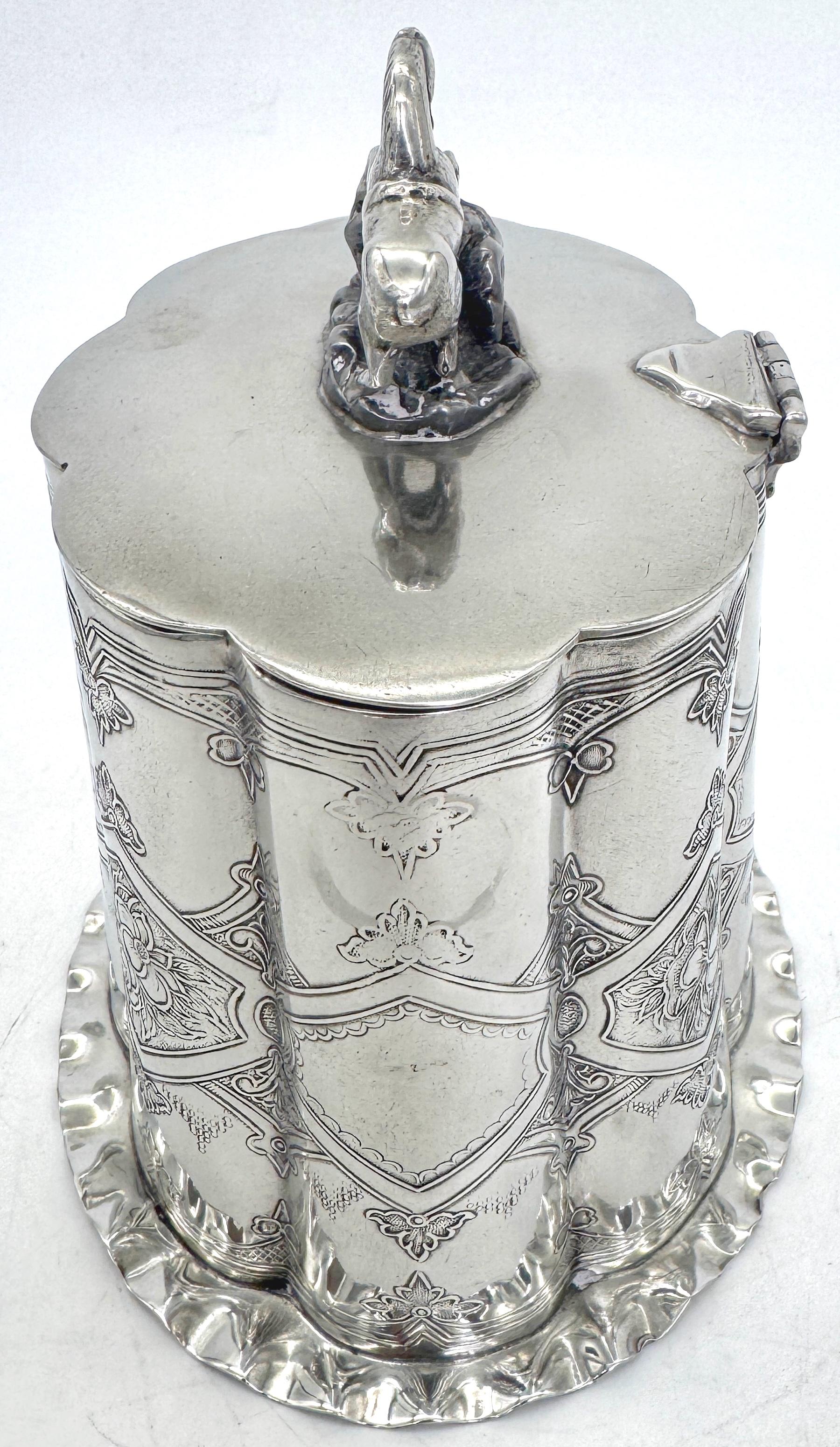 Moulage Boîte de trophée figurative équestre victorienne du début de l'ère anglaise 1st Prize en vente