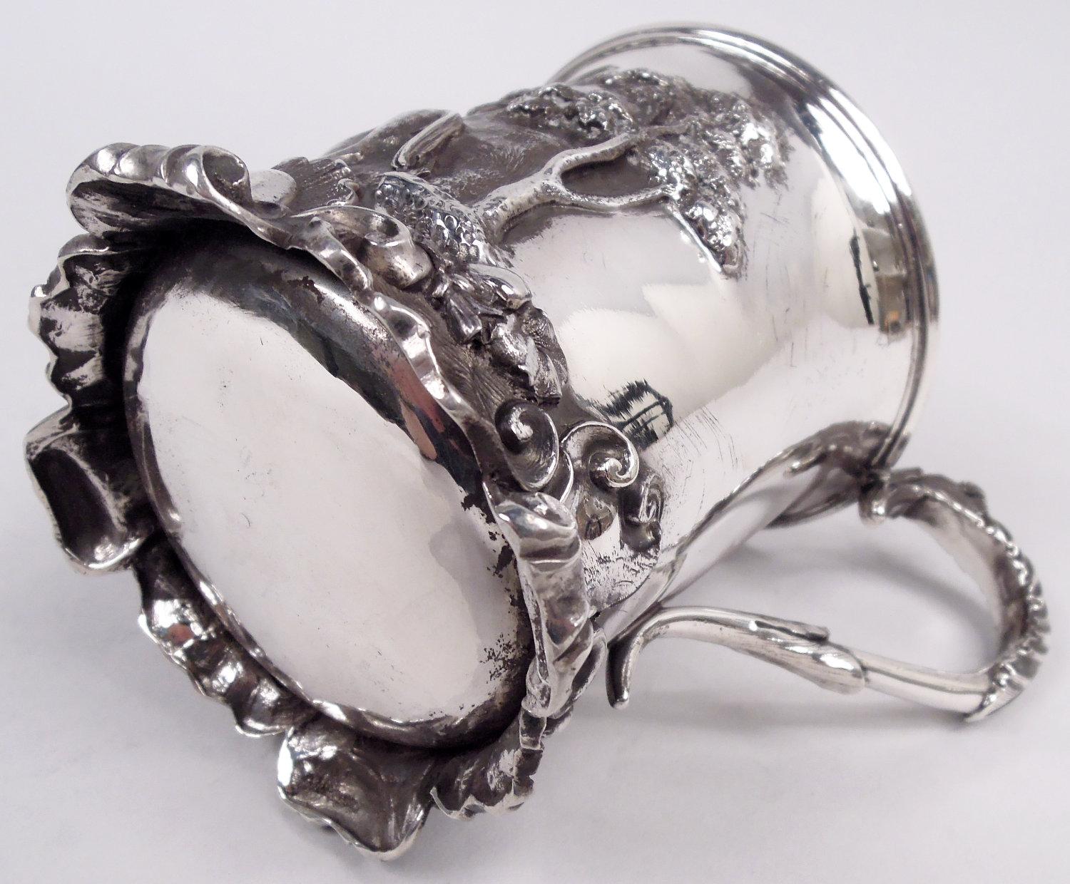 Early English Victorian Baby Cup with Child & Pony Pastoral Scene, 1838 For Sale 1