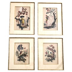 Early Engravings Dated 1759, Set of 4