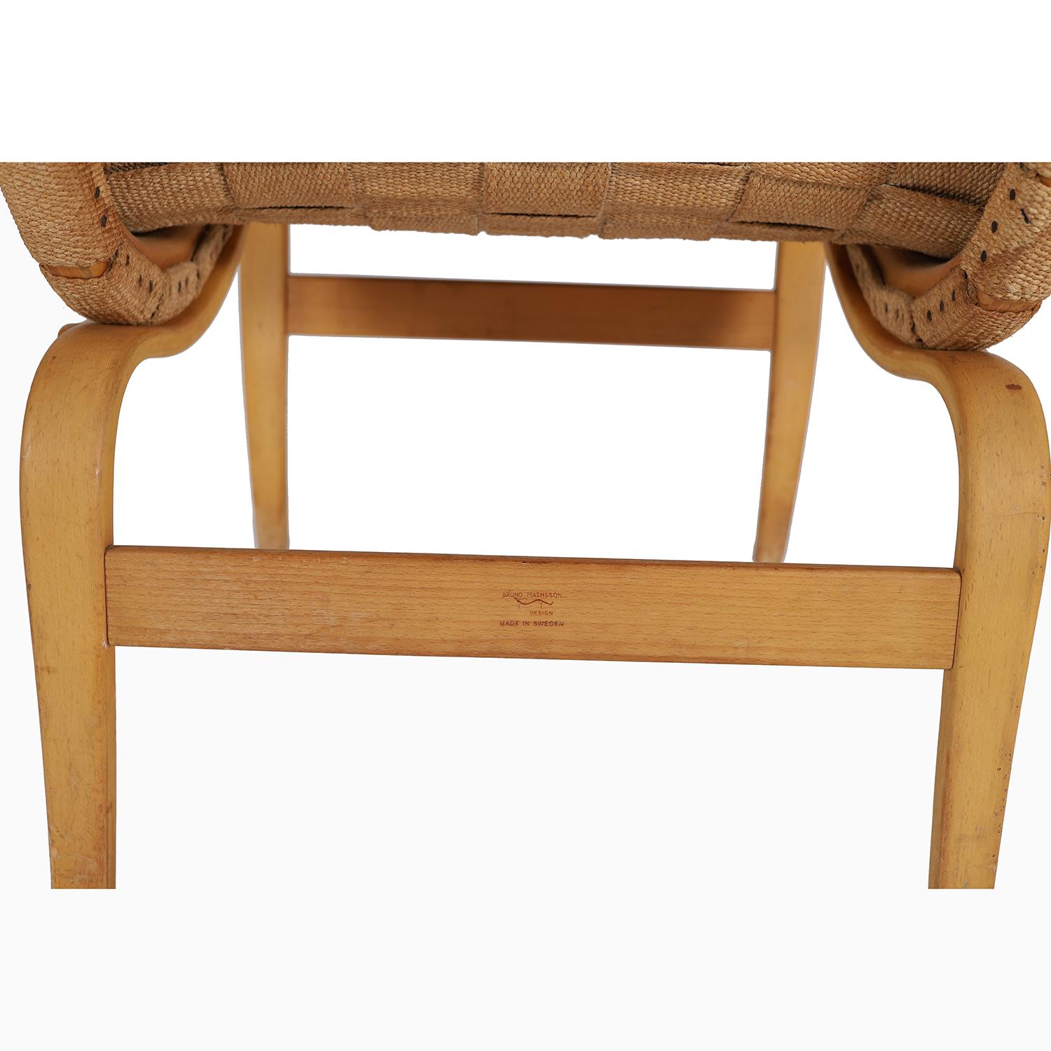 Early Era Eva Chair by Bruno Mathsson For Sale 1