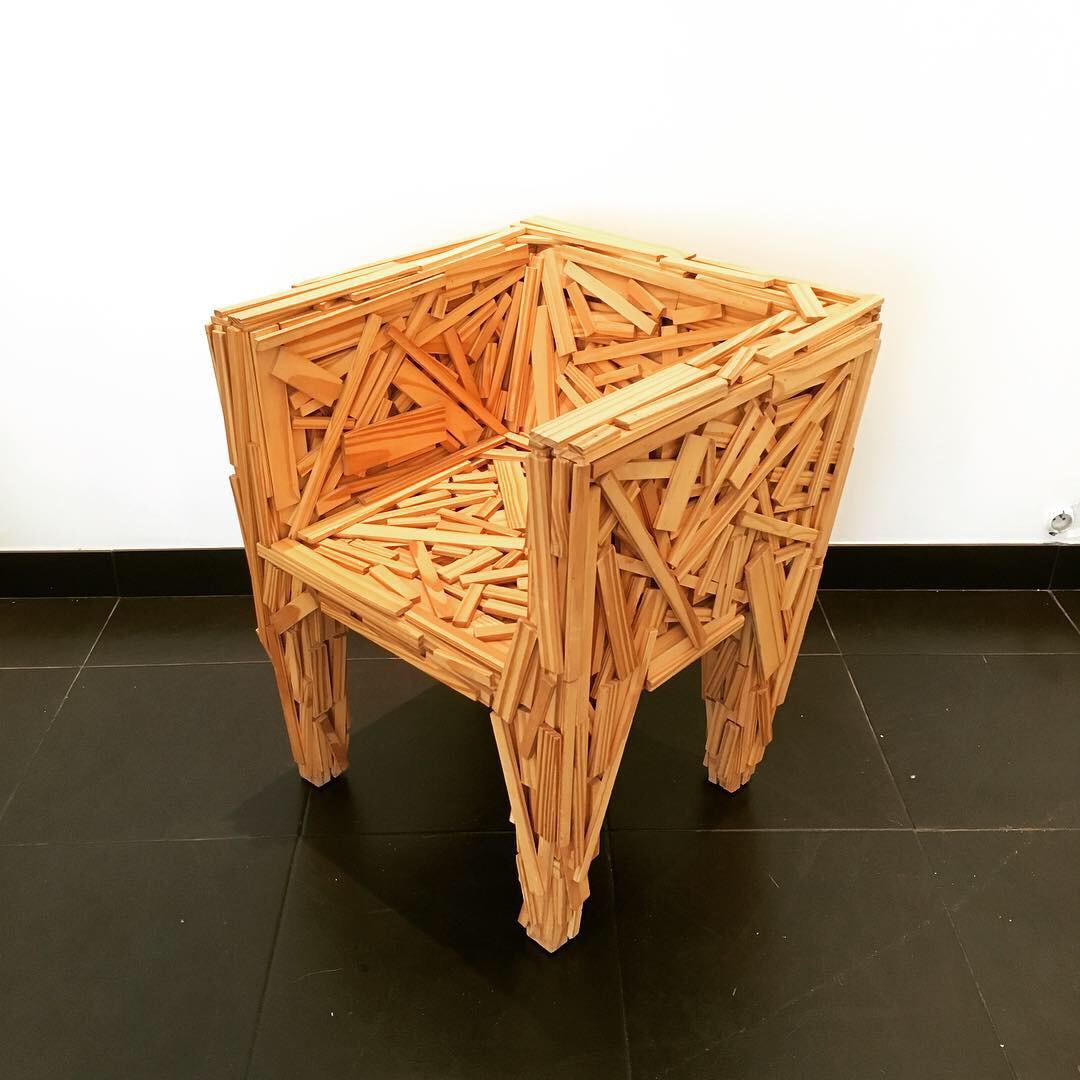 Brazilian Early Favela Armchair Designed by the Campana's Brothers, circa 2003