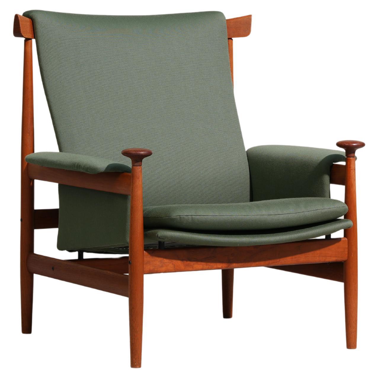 Chaise longue "Bwana" de Finn Juhl avec nouveau rembourrage, France & Søn, années 1960 en vente